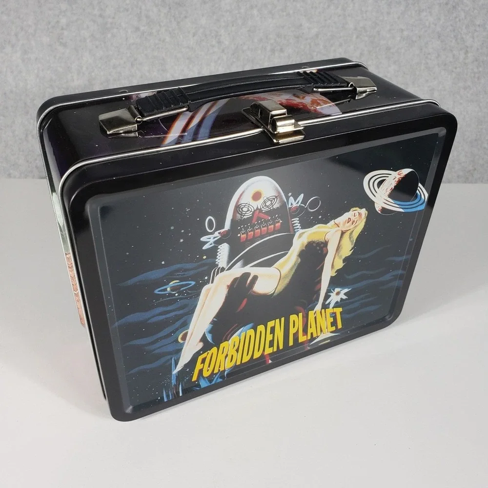 Forbidden Planet Vintage Tin Lunch Box‎ Sci-Fi Movie Memorabilia Robby the Robot